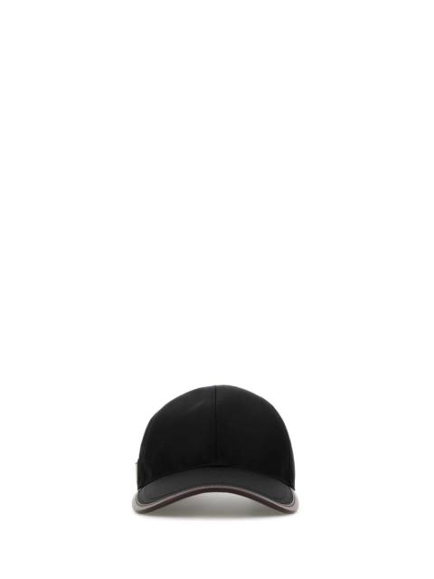 Prada Prada Men Black Re-Nylon Baseball Cap