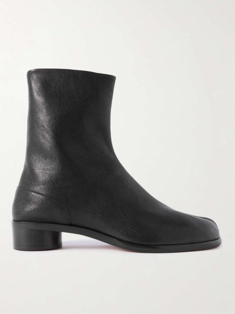 Maison Margiela Tabi Split-Toe Full-Grain Leather Chelsea Boots