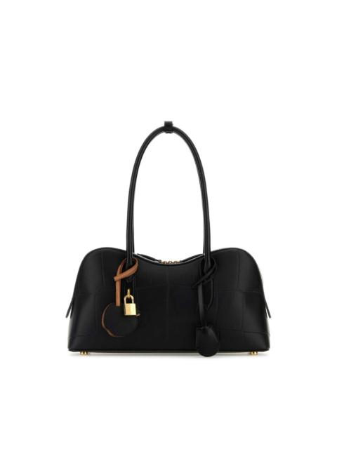 Stella McCartney Stella Mccartney Black Synthetic Leather Ryder Shoulder Bag