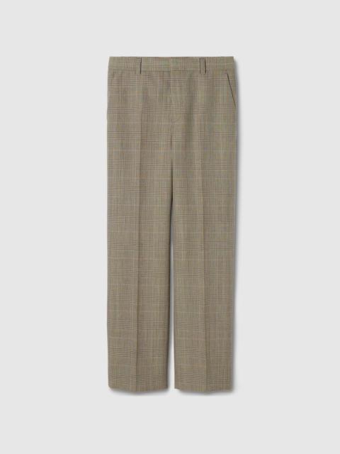 GUCCI Prince of Wales wool pants