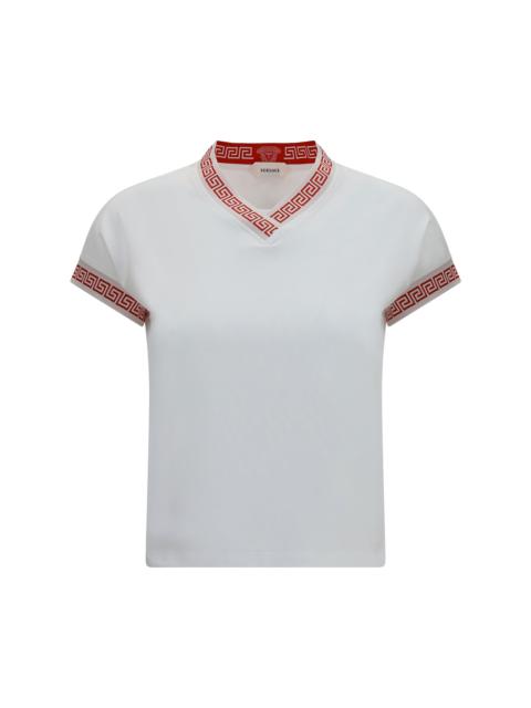 VERSACE Versace T-shirt By Versace With Greca Details