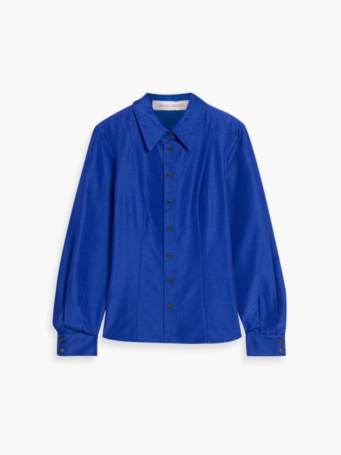 CAROLINA HERRERA Cotton-blend faille shirt