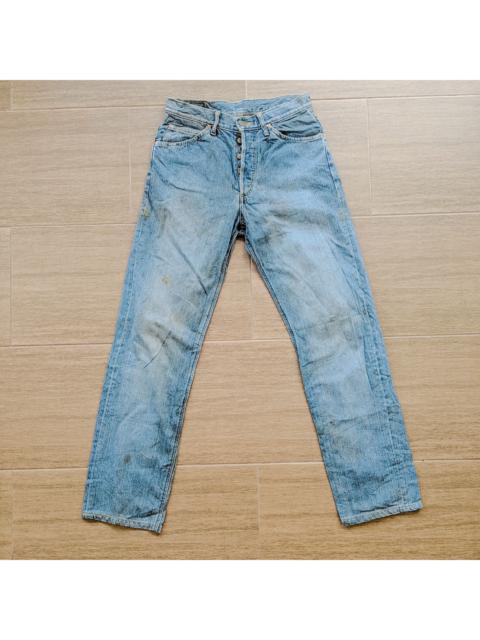 Other Designers Vintage Lee Button Fly Zip Faded Denim Trousers Pants