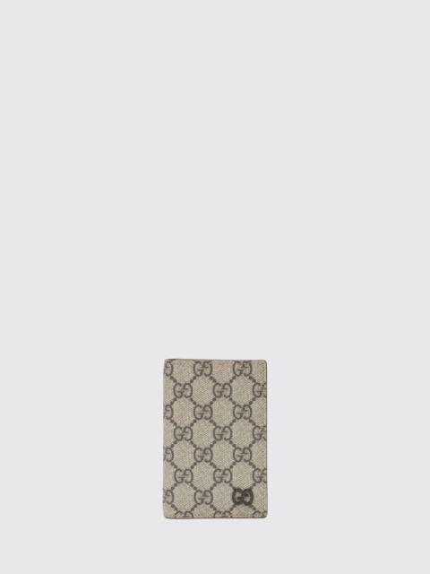 GUCCI Gucci Men Gg Supreme Monogram Bifold Wallet Gucci In Fabric
