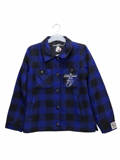 Other Designers The Rolling Stones - Rooling Stones Band Shadow Plaid Jacket