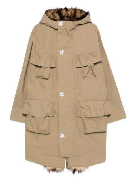 Simone Rocha Multi Pocket Fur Lined Parka