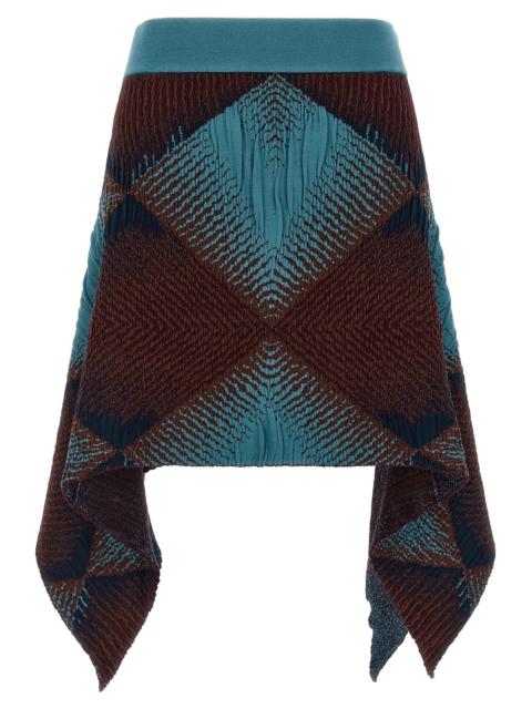 Kiko Kostadinov Kiko Kostadinov Women 'Ikat Argyle' Skirt