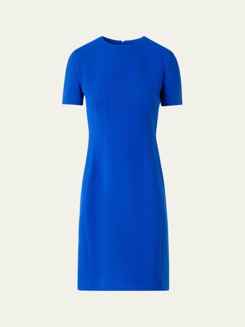 AKRIS Tailored Wool Crepe Dress