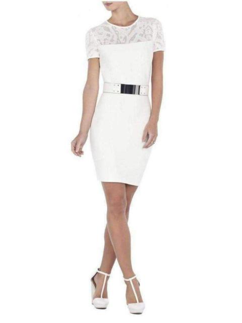 Other Designers Gardenia Myley Pointelle Detail Dress