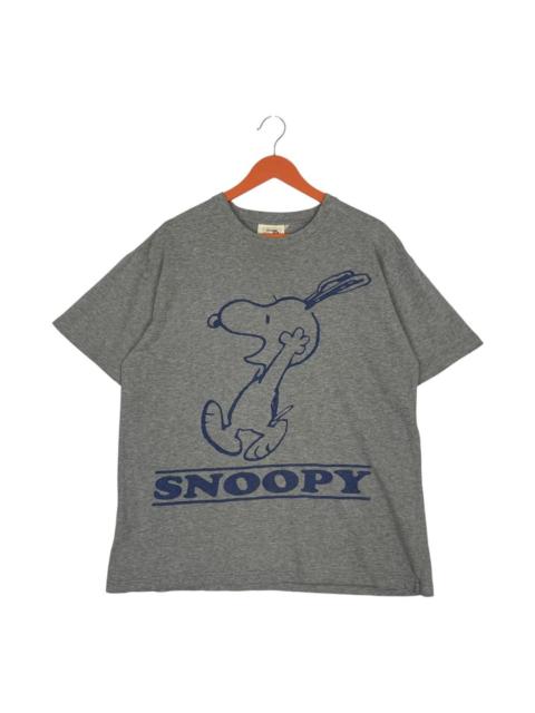 Other Designers Vintage Peanuts Snoopy Big Logo Printed Tshirt