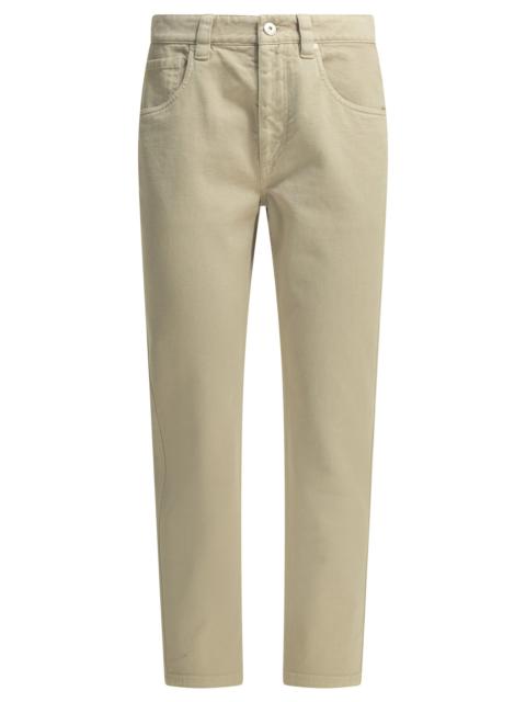 Brunello Cucinelli Brunello Cucinelli Straight Leg Jeans Beige Women