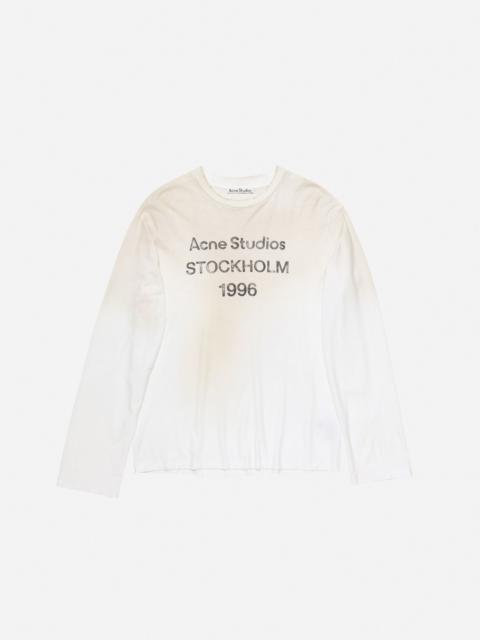 Acne Studios Logo t-shirt - Relaxed fit - Dusty white