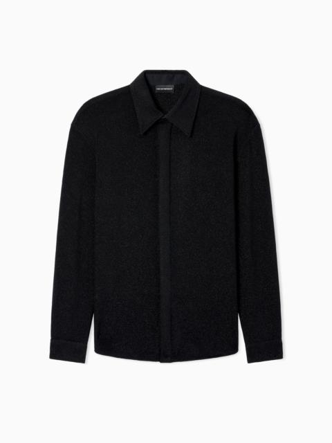 EMPORIO ARMANI LUREX JERSEY SHIRT