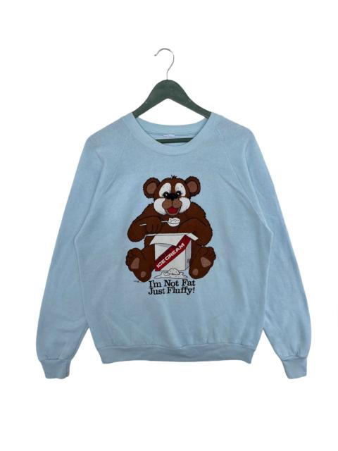 Other Designers Vintage 1988 Im Not Fat Just Fluffy Bear Sweatshirt
