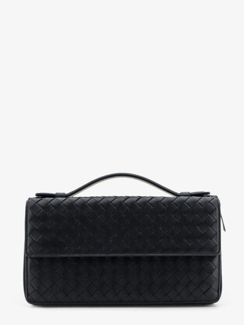 Bottega Veneta Bottega Veneta Leather Wallet Intrecciato Black
