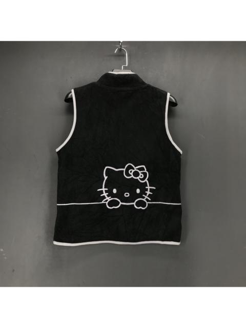 Other Designers Vintage - Hello Kitty Embroidered Logo Fleece Vest #1942-76