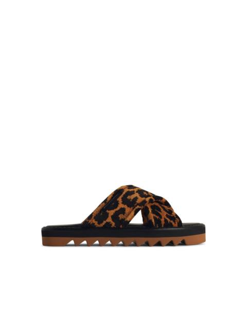Stella McCartney Stella Mccartney 'Leo' Multicoloured Leather Blend Slippers Women