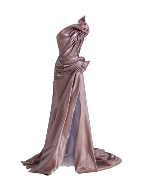 MATICEVSKI Duchesse Satin Contentment Gown pink