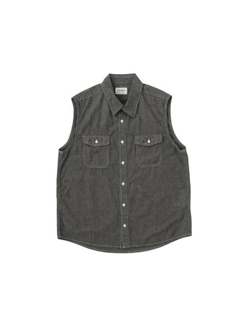 visvim CUT OFF SHIRT CHAMBRAY DK.INDIGO