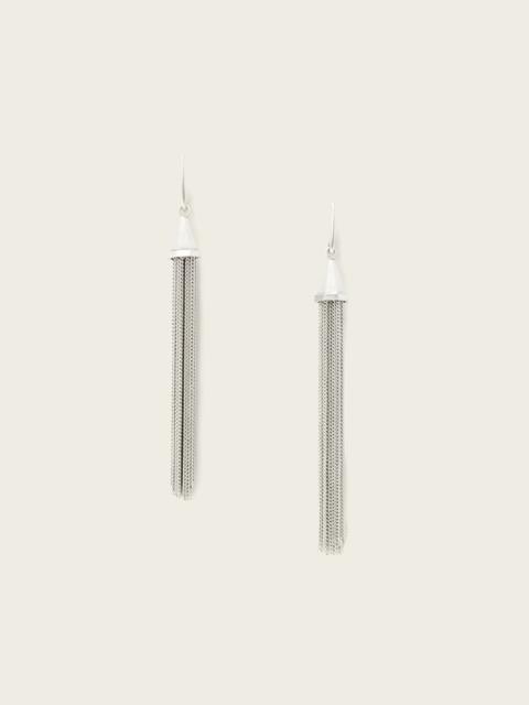 ALLSAINTS GINA MULTI CHAIN FRINGE EARRINGS