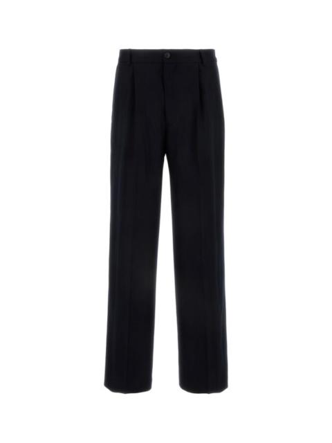 Dries Van Noten Dries Van Noten Man Midnight Blue Wool Penrud Pant