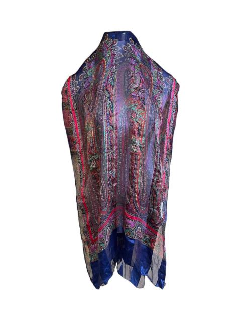 Designer - Yves Saint Laurent Abstract Design Silk Shawl