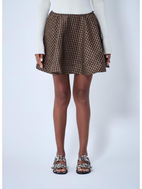 GANNI Ganni Women Check Mini Skirt