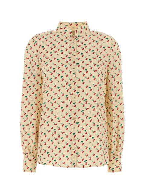 Valentino Valentino Garavani Women Printed Crepe Shirt