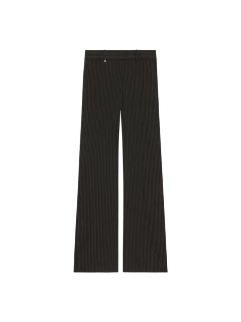 courrèges TAILORED PANTS WITH LOGO DETAIL