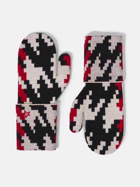 PERFECT MOMENT Houndstooth Après Mittens