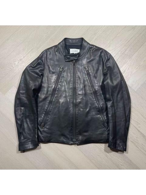 Maison Margiela Maison Margiela "5-Zip" Leather Biker Jacket