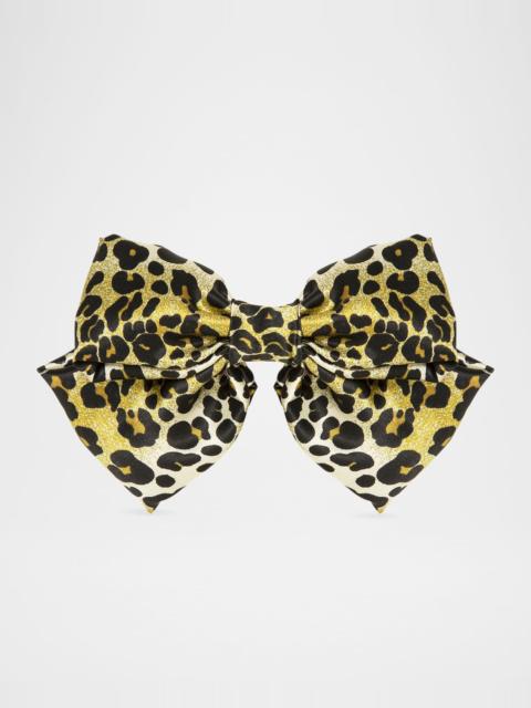 Jennifer Behr Tilly Satin Bow Barrette