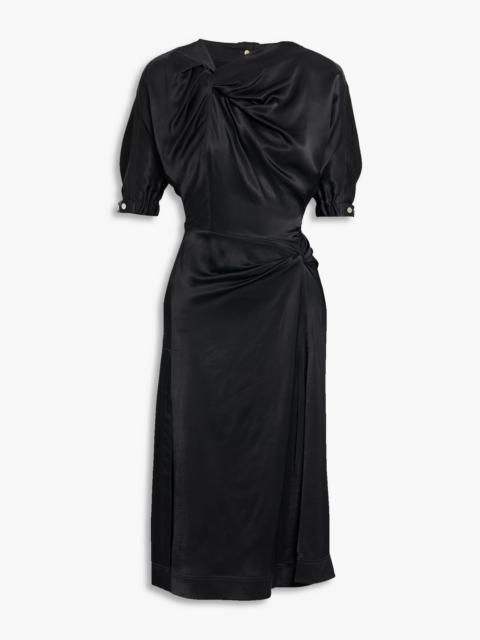 3.1 Phillip Lim Twisted satin midi dress