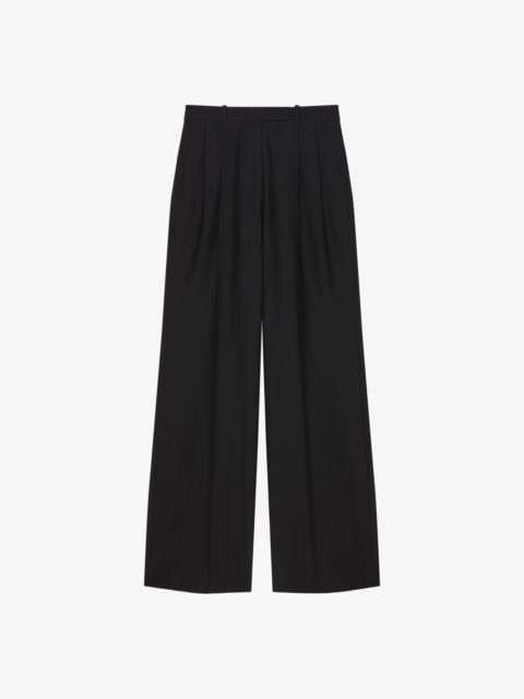 Givenchy TAILORED PANTS IN WOOL WITH LUREX STRIPES