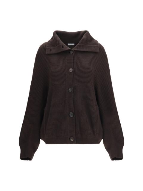 Brunello Cucinelli Brunello Cucinelli Women High Neck Cashmere Cardigan