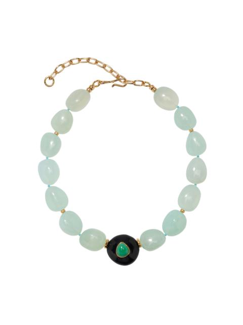 LIZZIE FORTUNATO Andalusia Multi-Stone Necklace blue