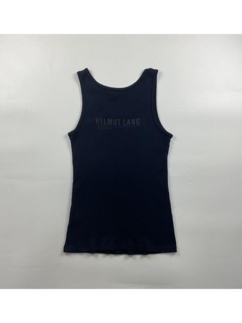 Helmut Lang Helmut Lang S/S'00 Backstage Staff Ribbed Tank Top