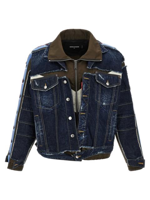 DSQUARED2 Dsquared2 Men Multilayer Denim Jacket