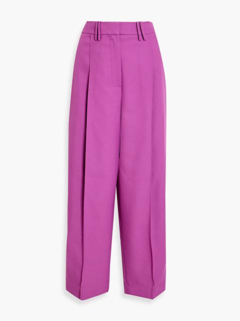 GANNI Woven tapered pants