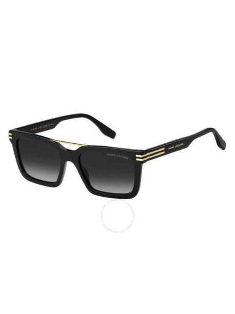Other Designers Marc Jacobs - Marc Jacobs Dark Grey Shaded Rectangular Men's Sunglasses MARC 589/S 0807/9O 54
