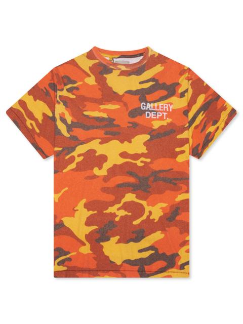GALLERY DEPT. SOUVENIR TEE - ORANGE CAMO
