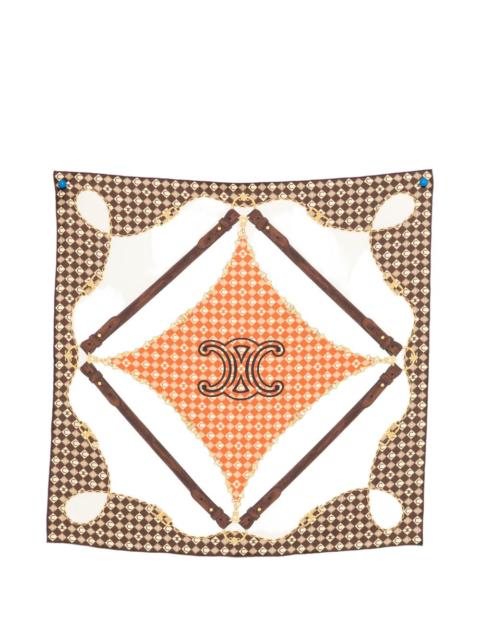 CELINE Celine Women Printed Silk Foulard