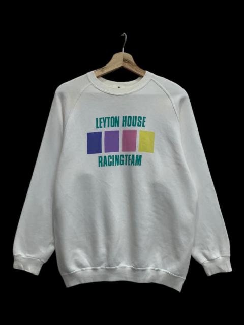 Other Designers VINTAGE LEYTON HOUSE RACING TEAM BIG LOGO SWEATSHIRT