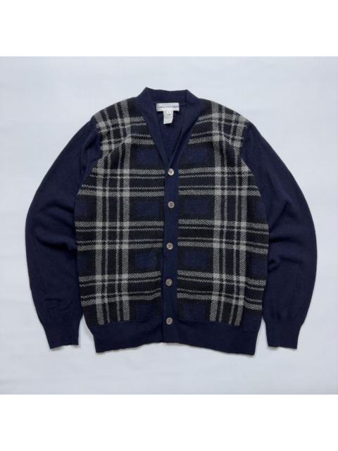 Comme Des Garçons Comme des Garcons Shirt - Tartan Check Knitted Cardigan