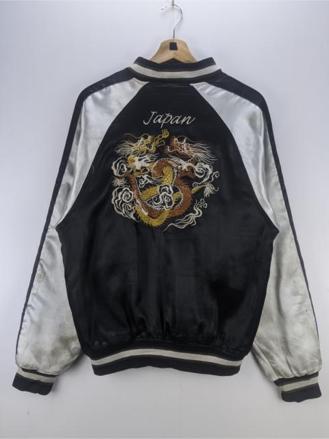Other Designers Vintage - Steals🔥Sukajan Jacket Embroidery Dragon