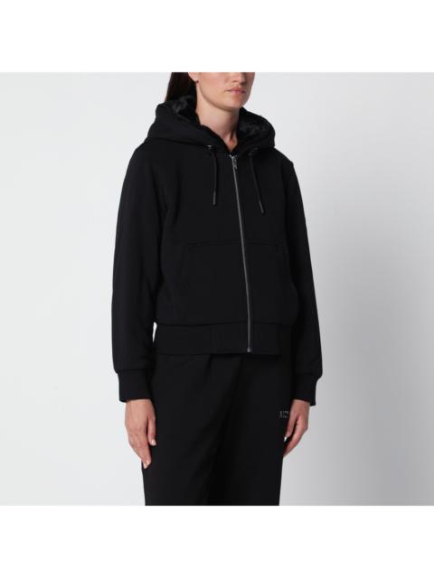 MOOSE KNUCKLES Moose Knuckles Classic Bunny Black Cotton Sweatshirt Women