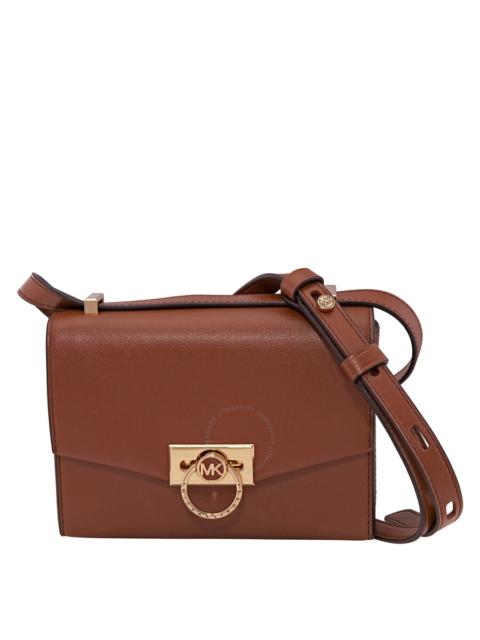 Other Designers Michael Kors Hendrix Extra-small Leather Crossbody Bag - Brown
