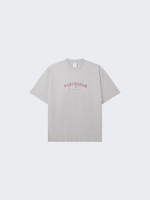VETEMENTS Amsterdam Tee Washed Out Grey Melange