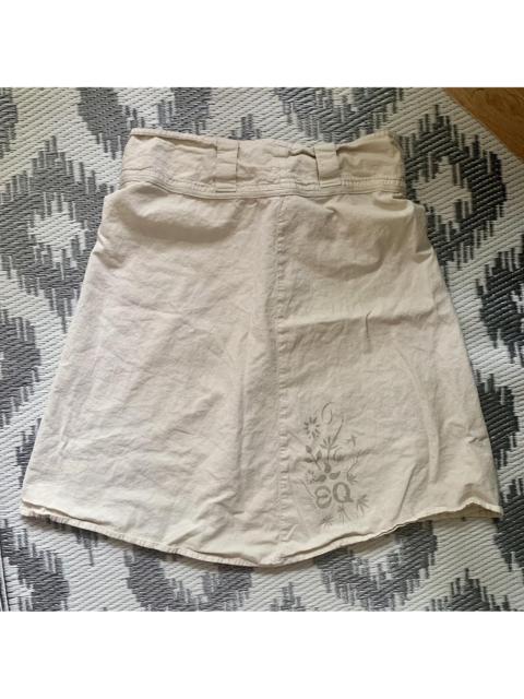 Other Designers !M?ERFECT Women's Cream and Tan Skirt