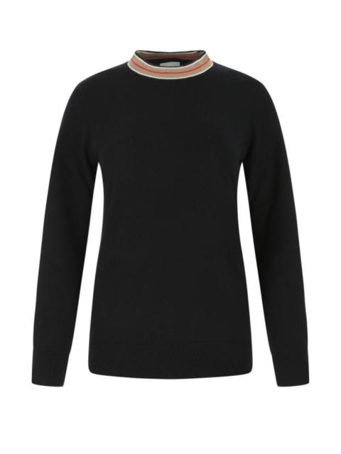 BURBERRY Black Cashmere Sweater
